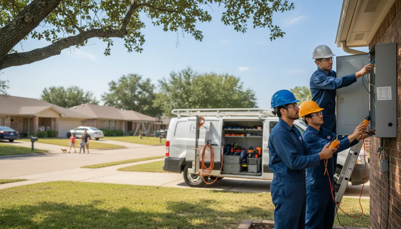 Certified electrician providing emergency electrical services in Dry Prong, LA